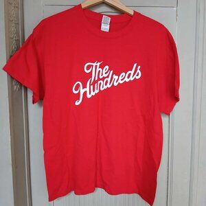 5/$25 The Hundreds Red Graphic T-Shirt Size Large